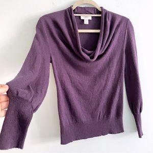 LOFT Women's Purple Sweater